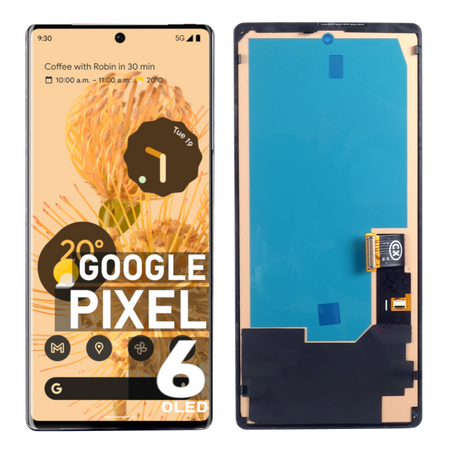 Wyświetlacz Digitizer LCD Ekran dotykowy do Google Pixel 6 OLED GB7N6 Ramka