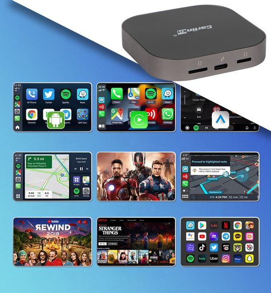 Adapter Bezprzewodowy Carlinkit Tbox S CPC-200 RGB dla CarPlay/Android Auto