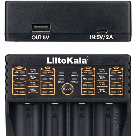 Ładowarka do baterii akumulatorów AA AAA 26650 18650 LiitoKala Lii-402