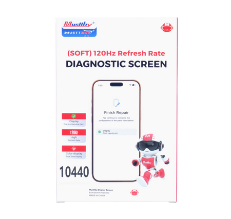 Wyświetlacz do Apple iPhone 15 z taśmą Proximity Light Sensor Diagnostic