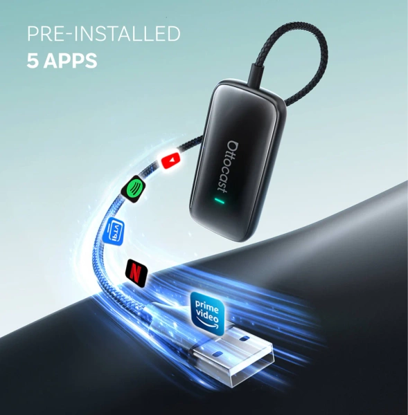 Adapter Samochodowy Ottocast Play2Video Ultra Carplay/Android Auto All-in-1