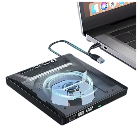 Zewnętrzna nagrywarka CD DVD RW 5w1 USB 3.0 typ napęd optyczny CD