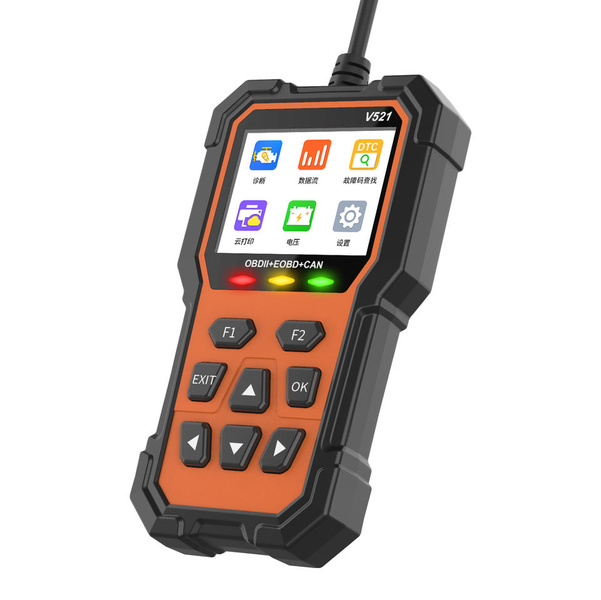 Tester Diagnostyczny Skaner Wykrywanie Błędów Samochodu OBD2 LCD MENU PL