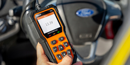 Tester Diagnostyczny Skaner Wykrywanie Błędów Samochodu OBD2 LCD MENU PL