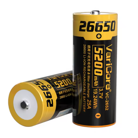 Akumulator bateria ogniwo VariCore VC-2652 Plus 26650 Li-ion 3.7V 5200mAh