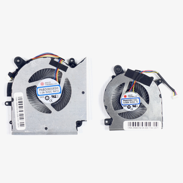 Wentylator do MSI GF66 GF76 GL66 GL76 KATANA GPU + CPU zestaw komplet