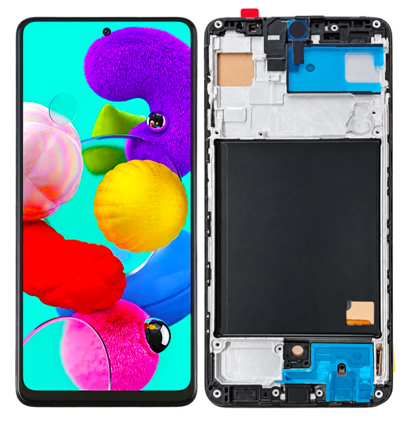 Wyświetlacz LCD Ekran dotykowy do Samsung Galaxy A51 SM-A515 Incell Ramka