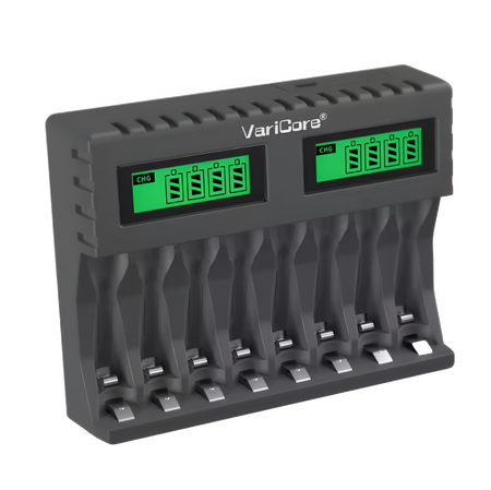 Ładowarka VariCore LCD-006 8-kanałowa do akumulatorów AA AAA Ni-MH Li-ion