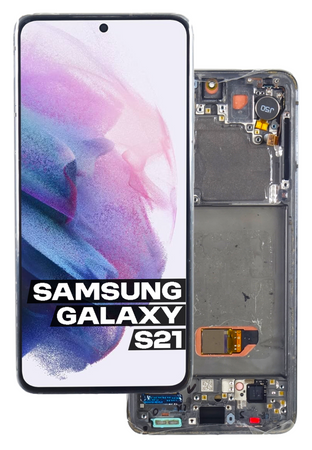 Oryginalny wyświetlacz Samsung Galaxy S21 SM-G991B Ramka Regenerowany (REF)