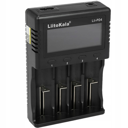 Ładowarka uniwersalna do baterii akumulatorów 18650 18490 LiitoKala Lii-PD4
