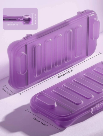Obudowa Antywstrząsowa Etui Futerał JSAUX do NINTENDO SWITCH 2 - Fioletowa