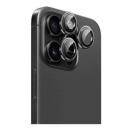 Szkło Ochronne na aparat obiektyw do iPhone 16 Pro / 16 Pro Max + Aplikator