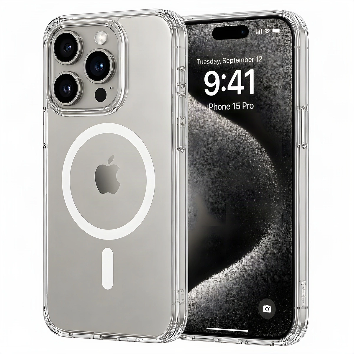 Etui Plecki Bezbarwne Magnetyczne MagSafe do Apple iPhone 15 Pro Clear Case