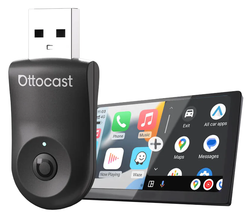 Bezprzewodowy Adapter Ottocast Mini 2w1 CarPlay / Android Auto CA505-T