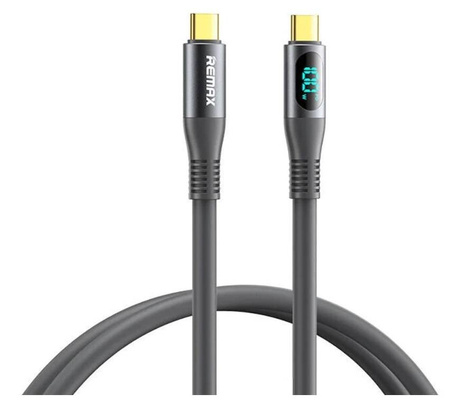 Kabel REMAX RC-C032 USB-C do USB-C 20V 5A 100W z wyświetlaczem