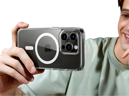 Etui Plecki Bezbarwne Magnetyczne MagSafe do Apple iPhone 13 Mini Clear