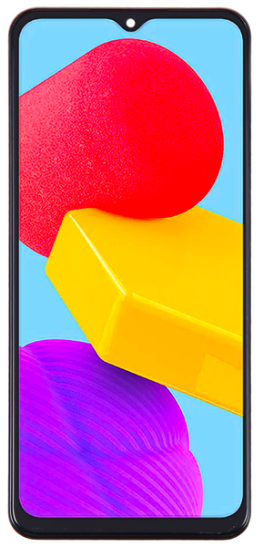 Oryginalny wyświetlacz LCD + ekran dotykowy Samsung SM-M135F Galaxy M13 (IPS) Ramka czarna