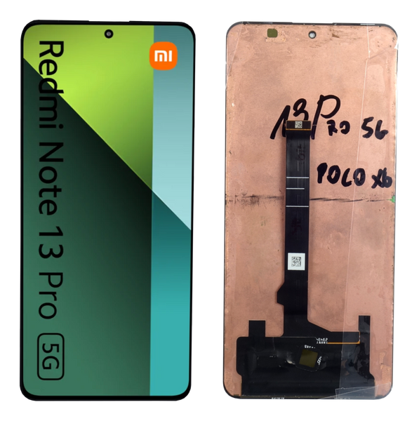 Oryginalny wyświetlacz LCD Ekran dotykowy do Xiaomi Redmi Note 13 Pro 5G Regenerowany (REF)
