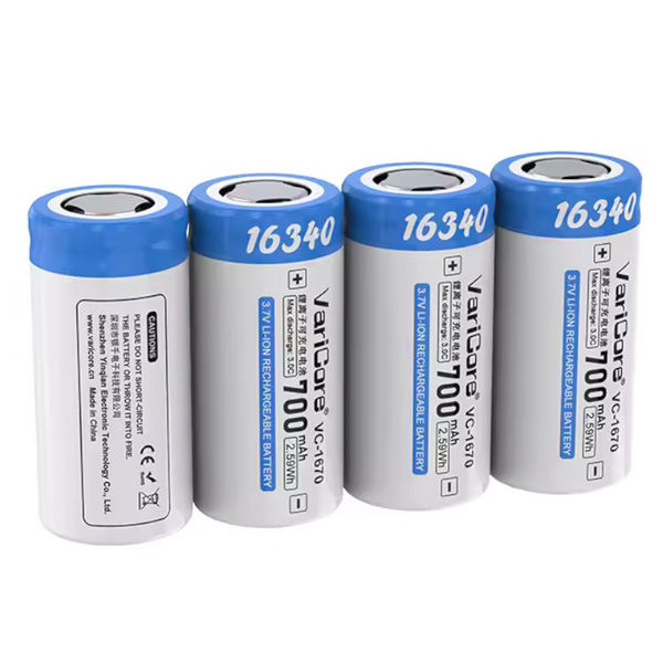 Akumulator bateria ogniwo VariCore VC-1670 16340 Li-ion 3.7V 700mAh