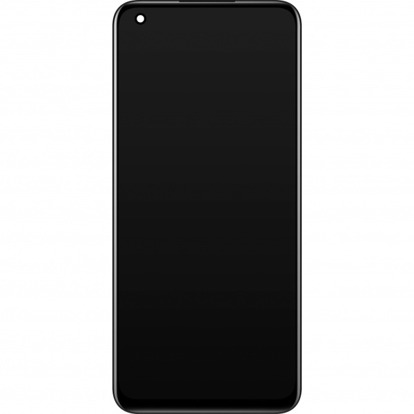 Wyświetlacz LCD + ekran dotykowy OPPO REALME 8 5G RMX3241 (Regenerowany) Ramka czarna
