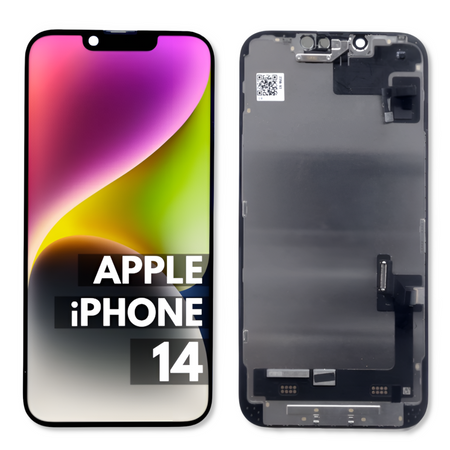 Oryginalny wyświetlacz do Apple iPhone 14 Wymieniona Szybka z taśmą Diagnostic