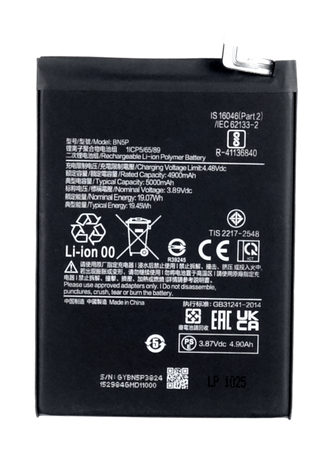 Bateria Akumulator do Xiaomi Redmi Note 13 BN5P 4900 mAh + Taśma montażowa
