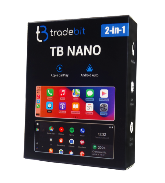 Bezprzewodowy Adapter TB NANO do Apple CarPlay / Android Auto Transparent