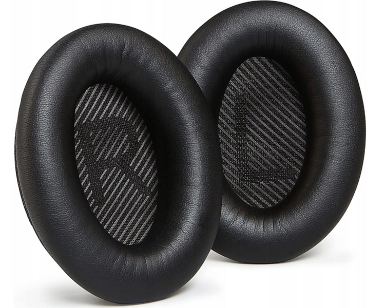 Nauszniki Pady Gąbki do słuchawek BOSE QC45 QC35 I II QC25 QC15 QC2 Czarne
