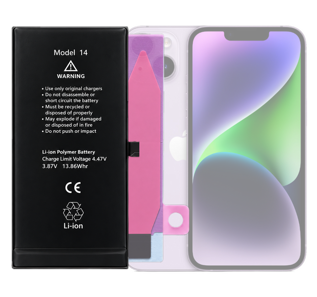 Bateria Akumulator do iPhone 14 A2882 Powiększona 3580mAh BEZ KOMUNIKATU