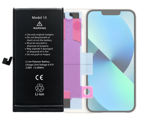Bateria Akumulator do iPhone 13 A2482 Powiększona 3500mAh BEZ KOMUNIKATU