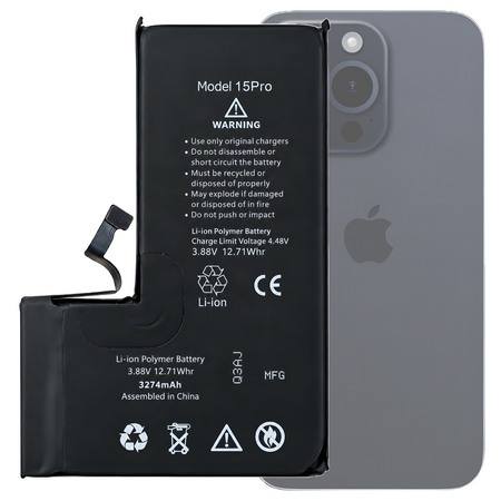 Bateria Akumulator do Apple iPhone 15 Pro A3102 A2848 3275mAh Diagnostic