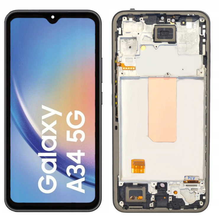 Wyświetlacz Ekran Dotykowy do Samsung Galaxy A34 5G A346 A346B Incell Ramka