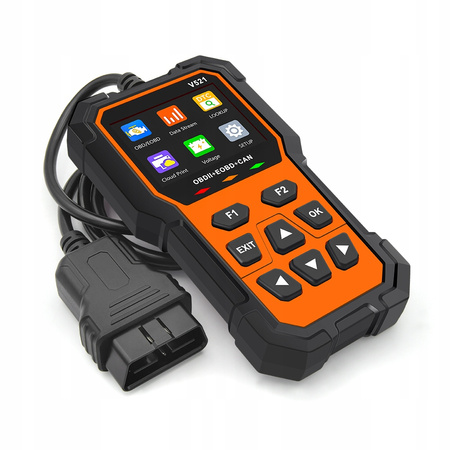 Tester Diagnostyczny Skaner Wykrywanie Błędów Samochodu OBD2 LCD MENU PL