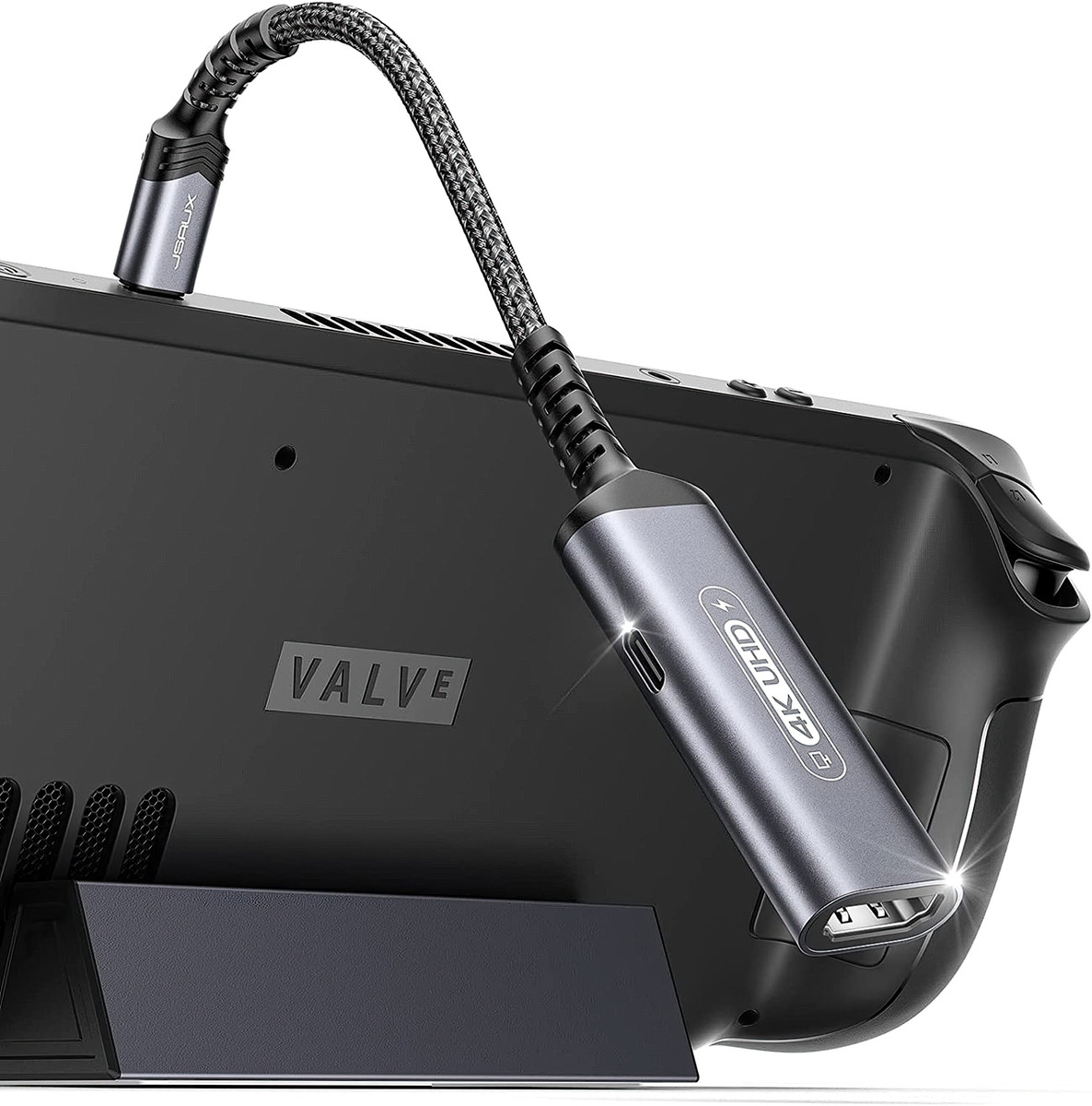 JSAUX  Adapter 2w1 USB-C do HDMI i zasilanie PD 100W max HB0201