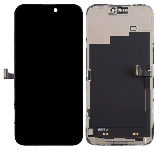 Oryginalny wyświetlacz LCD do Apple iPhone 15 Pro Wymieniona szybka BEZ IC 120Hz