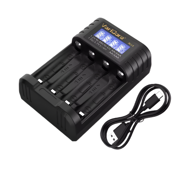 Uniwersalna Ładowarka VariCore ALL4 do Baterii Ni-MH AA AAA Li-ion 14500