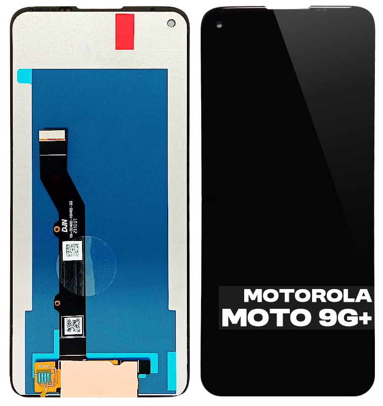 Oryginalny wyświetlacz LCD Ekran dotykowy do Motorola MOTO G9+ Regenerowany