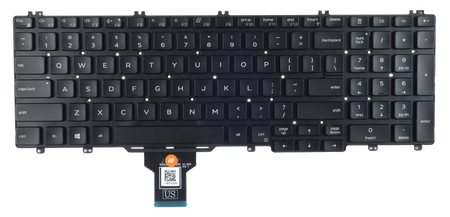 Klawiatura do laptopa Dell Latitude 5500 5501 5510 BEZ TRACKPOINTA QWERTY