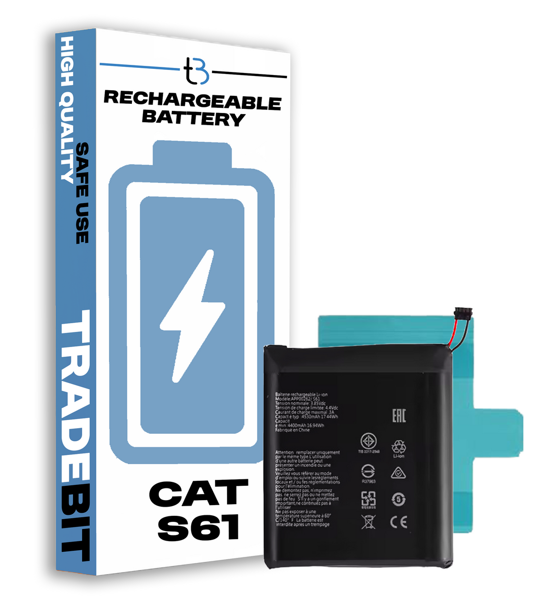 Bateria Akumulator do Caterpillar CAT S61 APP00262 4530mAh 3.85V + Klej