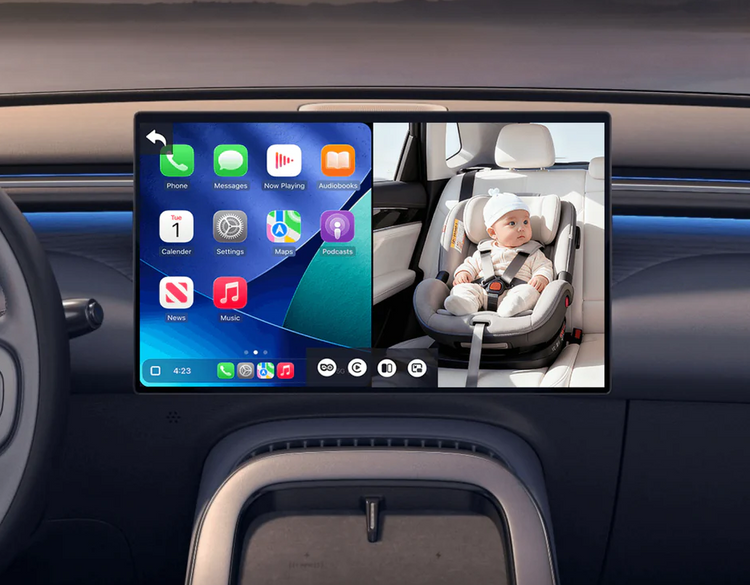Elektroniczna Niania Kamera Samochodowa Ottocast Cabin Care Apple CarPlay