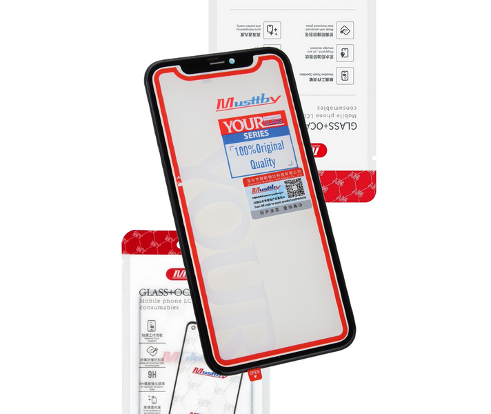 Szybka Szkło do Wyświetlacza MUSTTBY z OCA do Apple iPhone 12 Pro