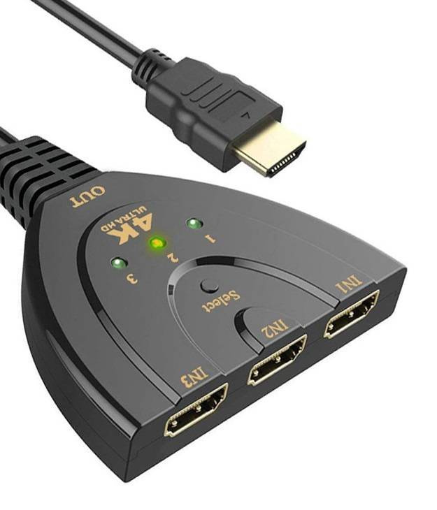 Rozdzielacz Splitter Switch 3x HDMI 4K 30Hz