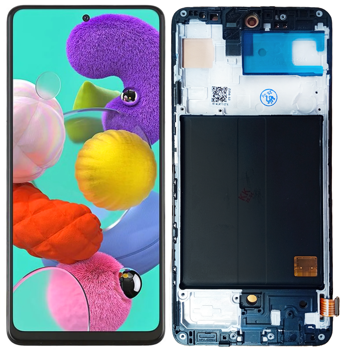 WYŚWIETLACZ EKRAN DOTYK DO SAMSUNG A51 OLED RAMKA