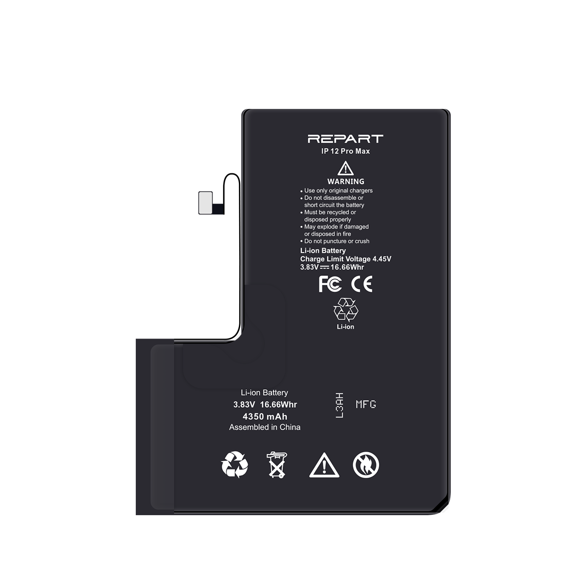 Bateria do Apple iPhone 12 Pro MAX REPART 4350mAh większa pojemność