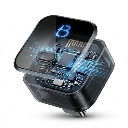 Adapter bezprzewodowy Android Auto i Carplay Tradebit TB CUBE PRO BT 5.4 WiFi 6