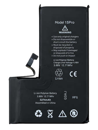 Bateria Akumulator do Apple iPhone 15 Pro A3102 A2848 3275mAh Diagnostic