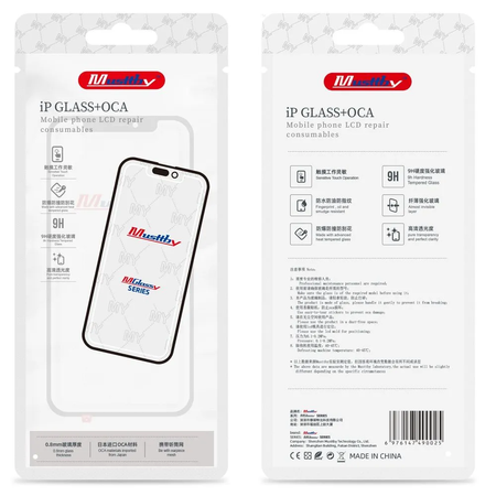 Szybka Szkło Wyświetlacza MUSTTBY z klej OCA do Samsung Galaxy S10e SM-G970