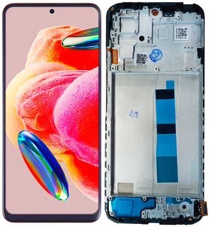 Wyświetlacz LCD + ekran dotykowy Xiaomi Redmi Note 12 4G OLED Ramka czarna