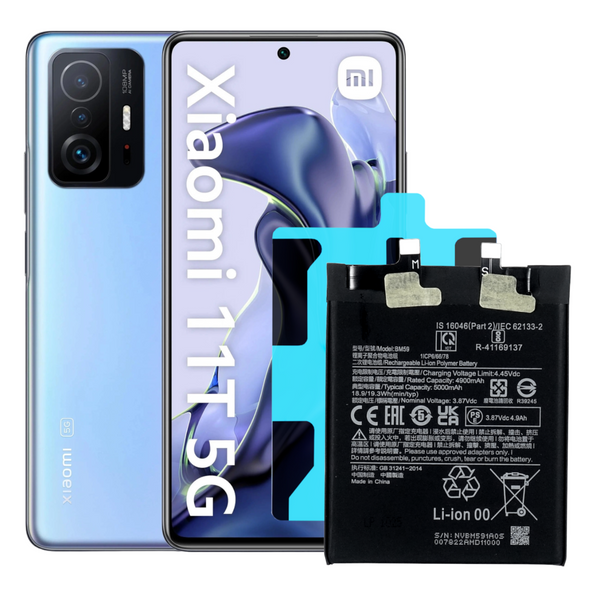 Bateria Akumulator do Xiaomi 11T BM59 4900 mAh + Taśma montażowa
