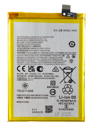 Bateria akumulator do Motorola Moto E13 E22s E32 G13 G22 G53 5000 mAh